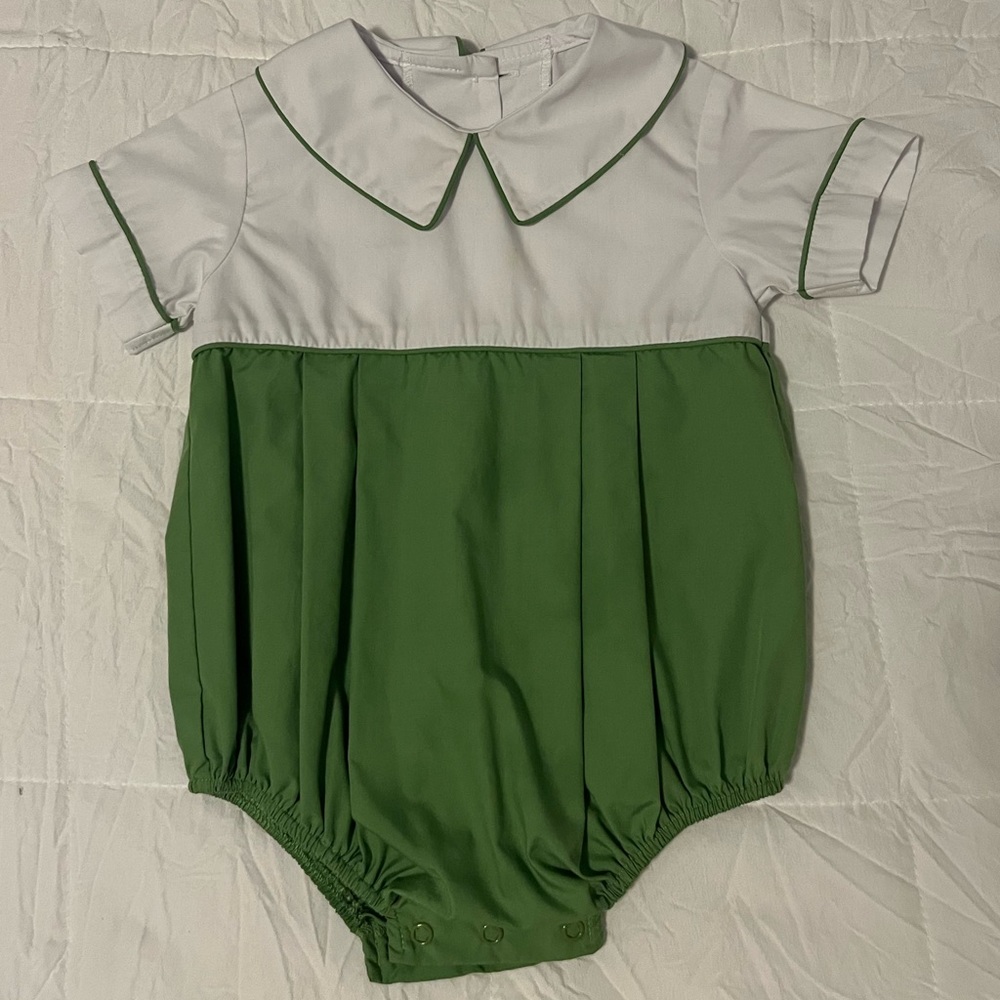 Beaufort Bonnet Company | Bradford Bubble in St. Patrick's Day White and Green